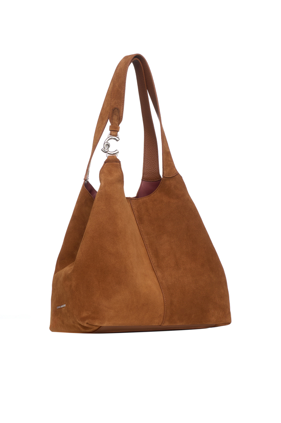 Сумка C-EASY из натуральной замши|Основной цвет:Коричневый Женский Coccinelle Сумка C-EASY из натуральной замши (цвет ), артикул E1THE110101 | Фото 2