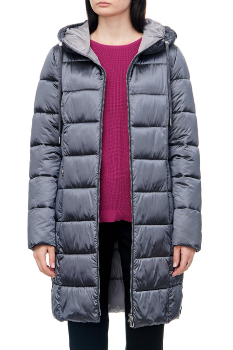 Gerry Weber Стеганое пальто на молнии с капюшоном ( цвет), артикул 850236-31123 | Фото 5
