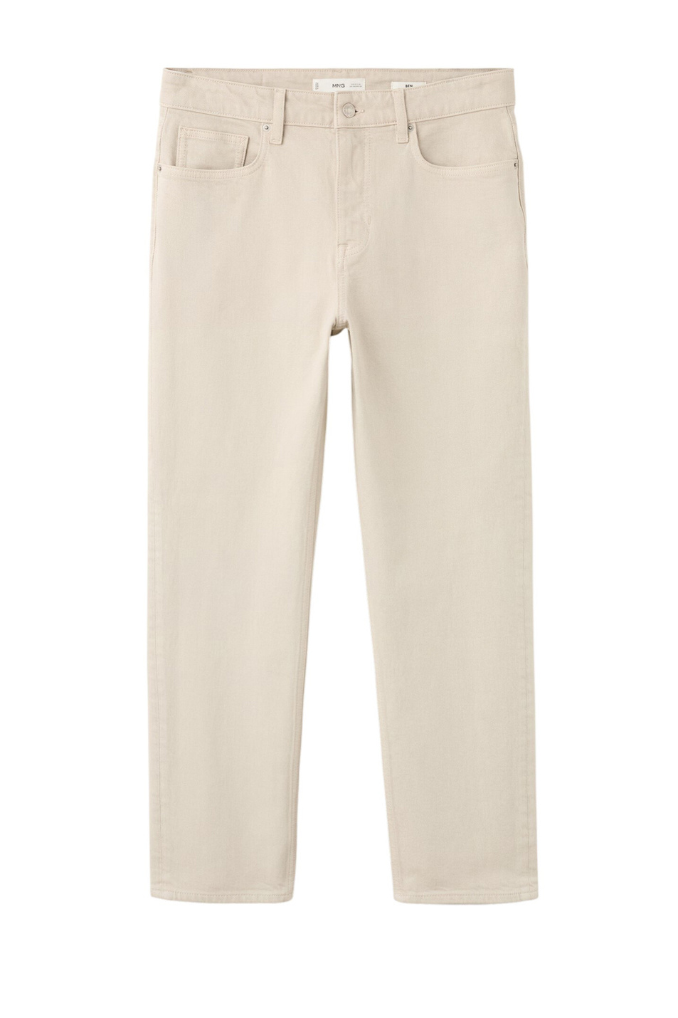 Мужской Mango Man Джинсы BENC однотонные (цвет ), артикул 27075940 | Фото 1