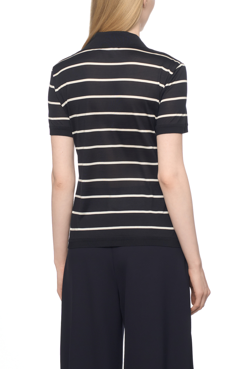 Женский Max Mara Поло BELLICO из натурального шелка (цвет ), артикул 2611951018 | Фото 5