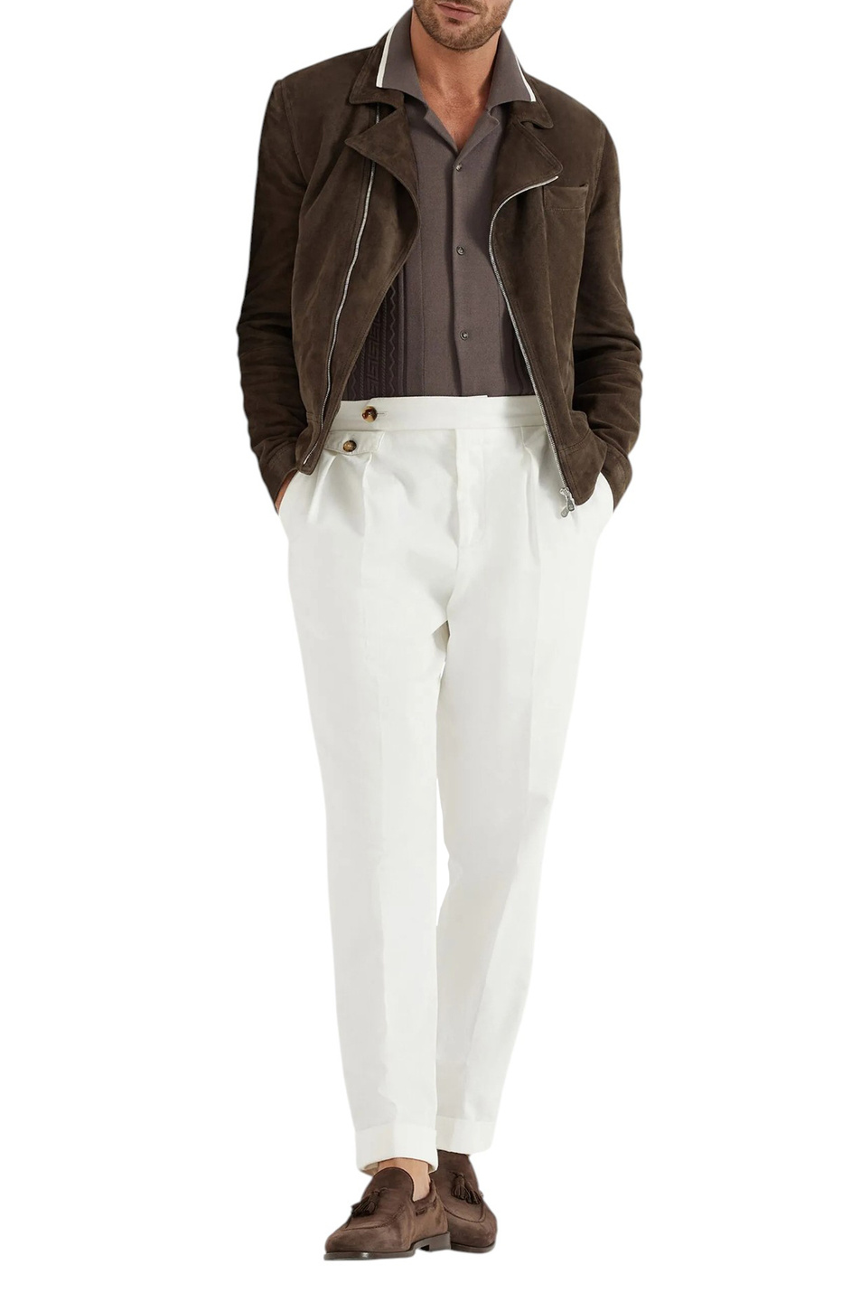 Мужской Brunello Cucinelli Рубашка трикотажная (цвет ), артикул M29203415 | Фото 2