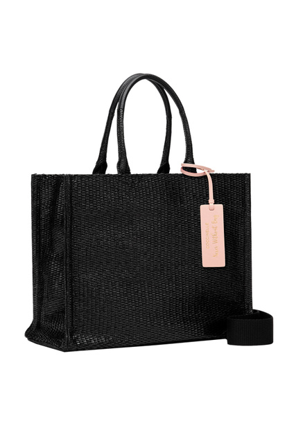 Плетеная сумка NEVER WITHOUT B|Основной цвет:Черный|Артикул:E1NHN180201 | Фото 2