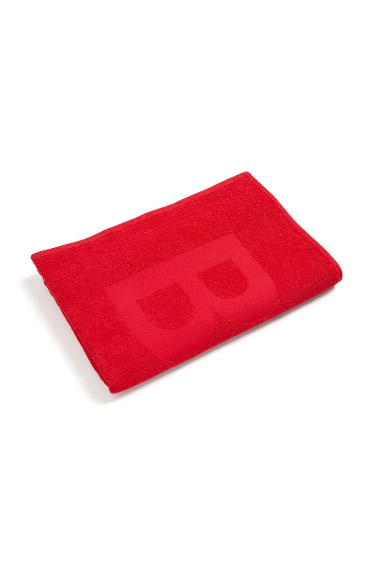 BOSS Пляжное полотенце из хлопка с жаккардовым логотипом (цвет ), артикул 50446614 | Фото 1