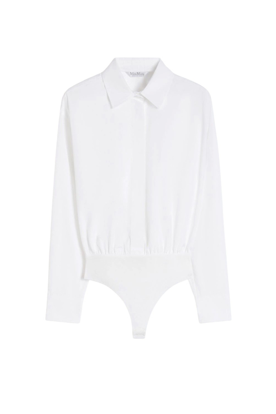 Женский Max Mara Рубашка-боди AERE из хлопка (цвет ), артикул 2611111011 | Фото 1