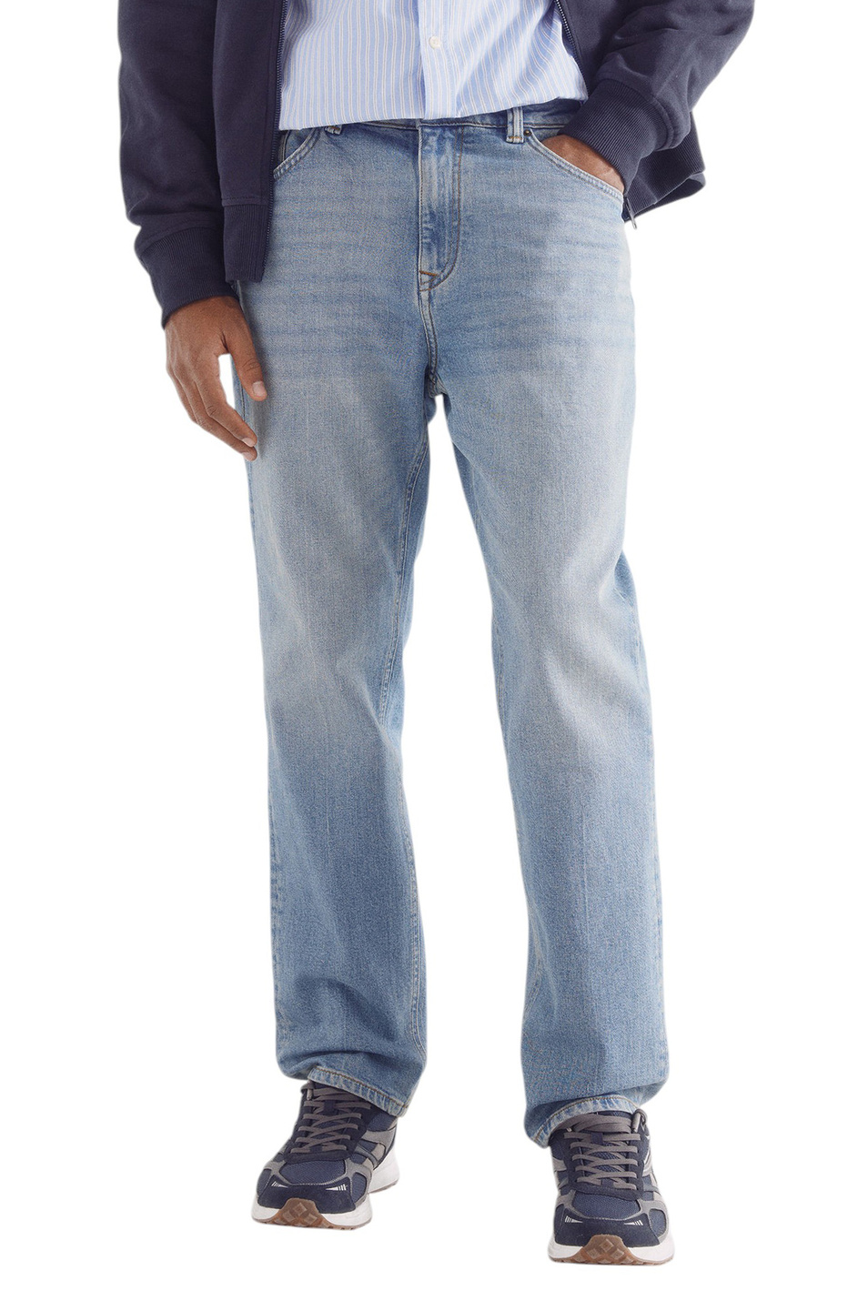 Джинсы из эластичного хлопка|Основной цвет:Голубой Мужской Springfield Джинсы из эластичного хлопка (цвет ), артикул 1759882 | Фото 1