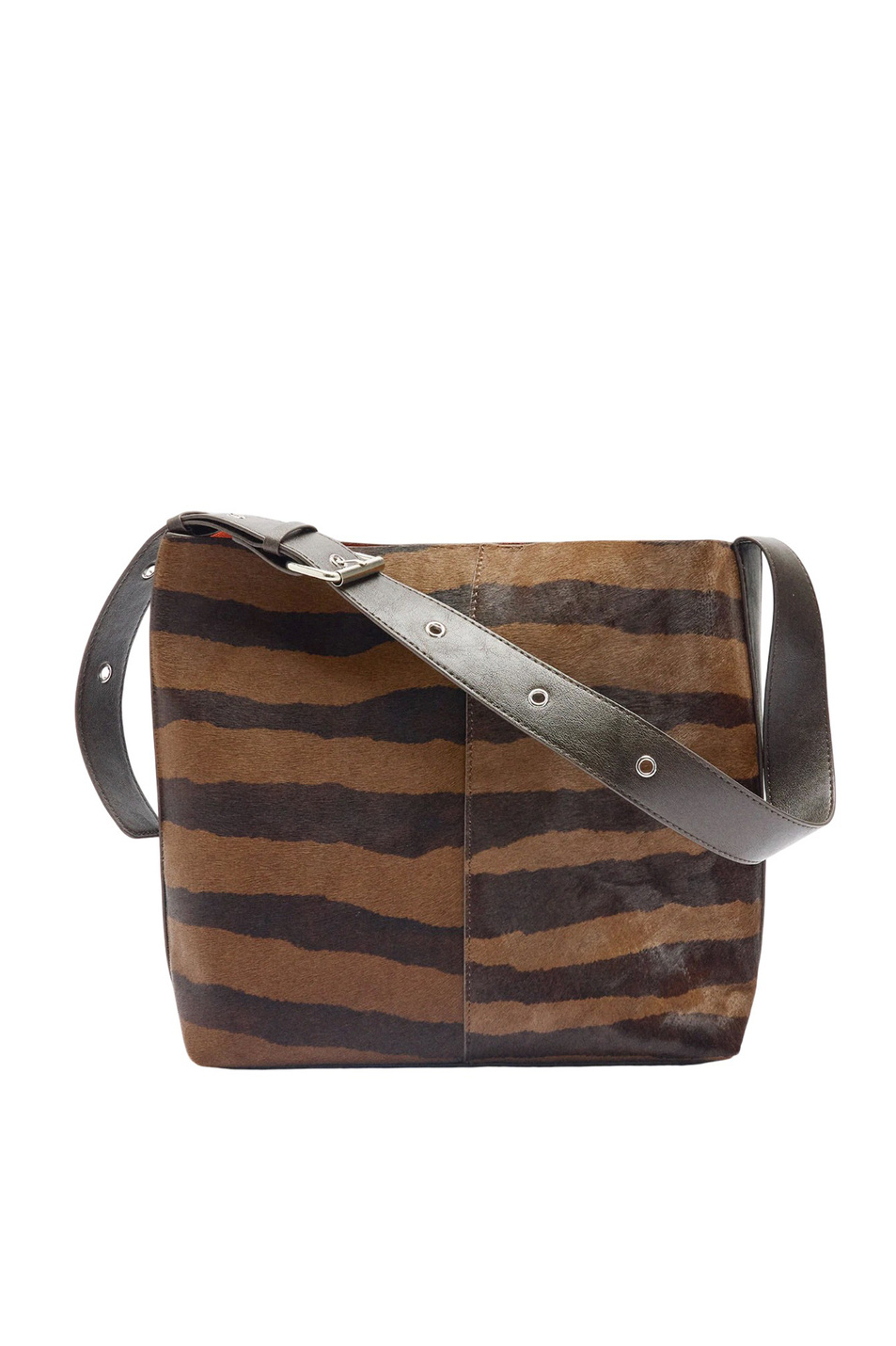 Сумка с анималистичным принтом|Основной цвет:Коричневый Женский Parfois Сумка с анималистичным принтом (цвет ), артикул 241262 | Фото 1