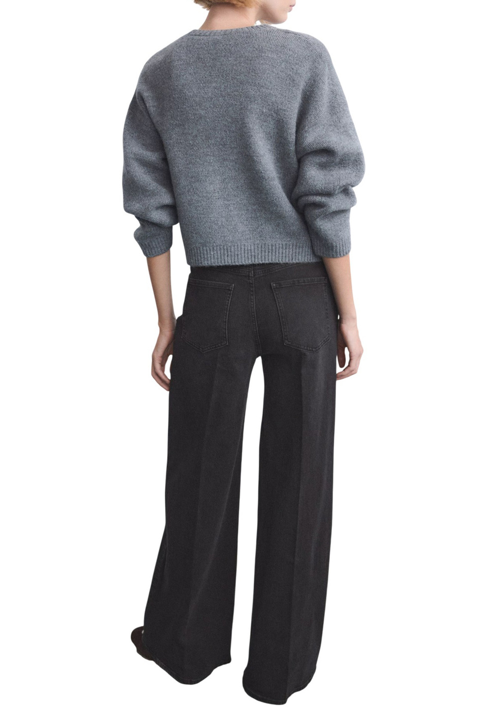 Женский Mango Джинсы ELISE широкого кроя (цвет ), артикул 27021196 | Фото 4