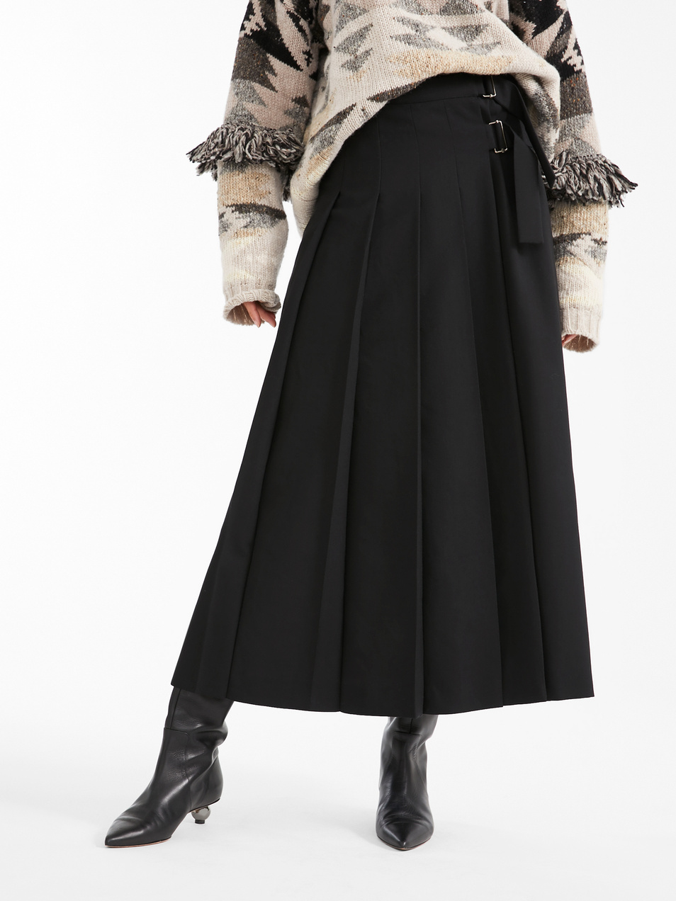 Женский Weekend Max Mara Юбка TOLEDO из шерстяной фланели (цвет ), артикул 51060503 | Фото 3