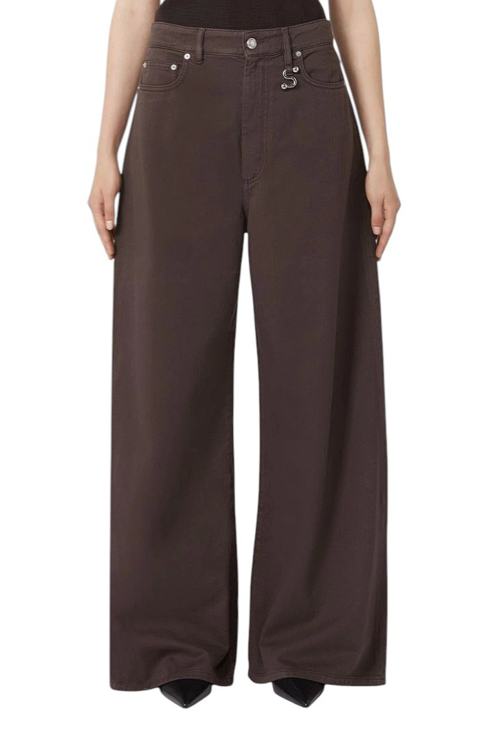Женский Sportmax Джинсы SIAMESE из хлопка (цвет ), артикул 2522136025 | Фото 4
