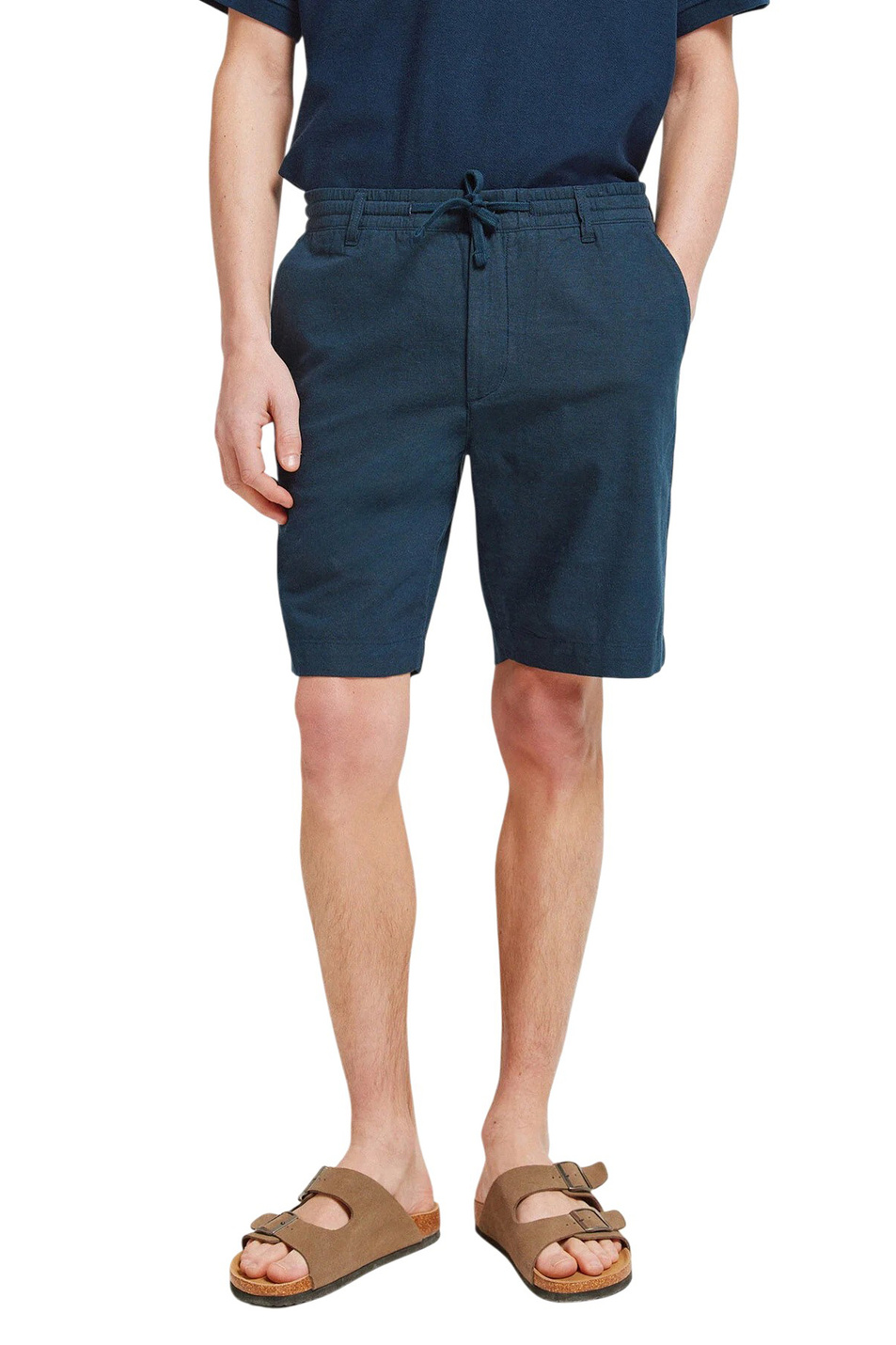 Мужской Springfield Шорты из хлопка и льна (цвет ), артикул 0433667 | Фото 1