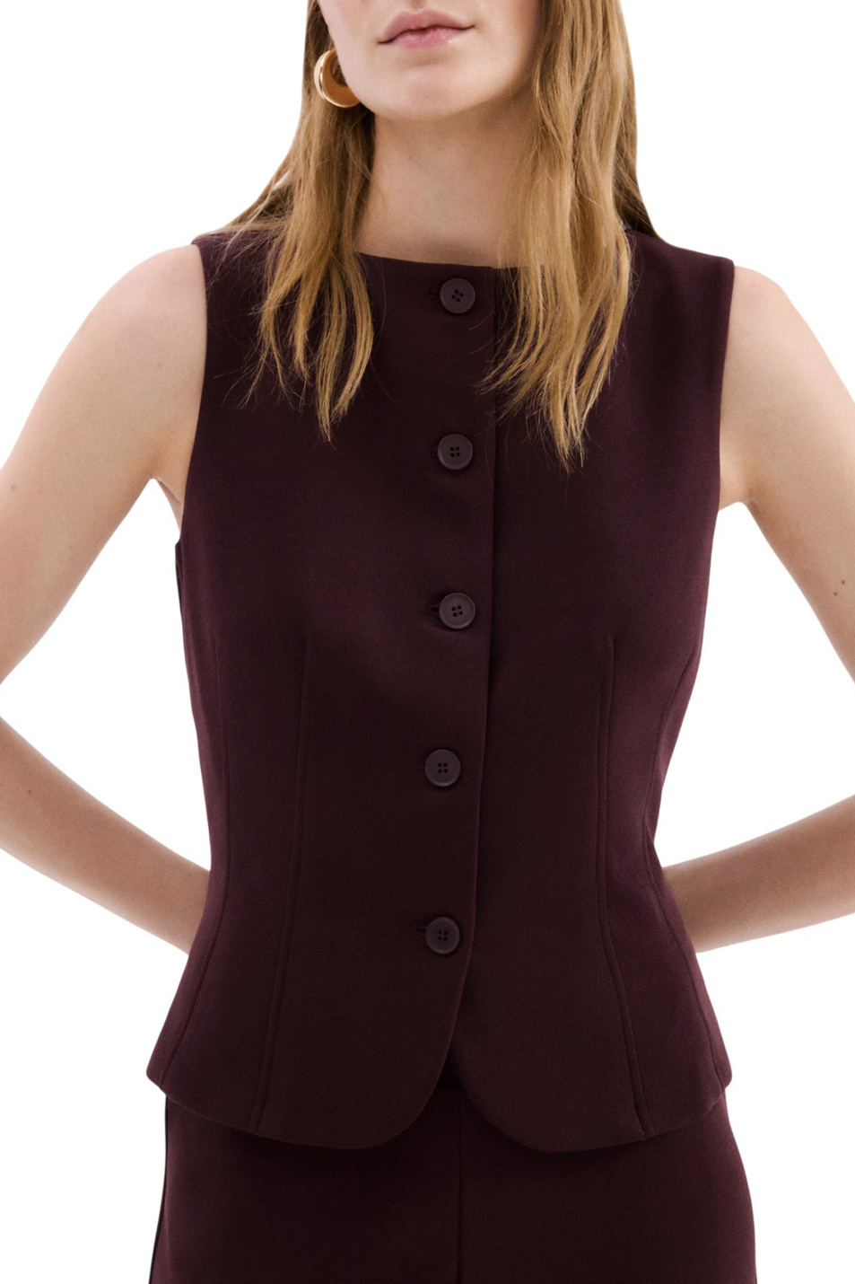 Женский Mango Жилет AVAY (цвет ), артикул 27053316 | Фото 3