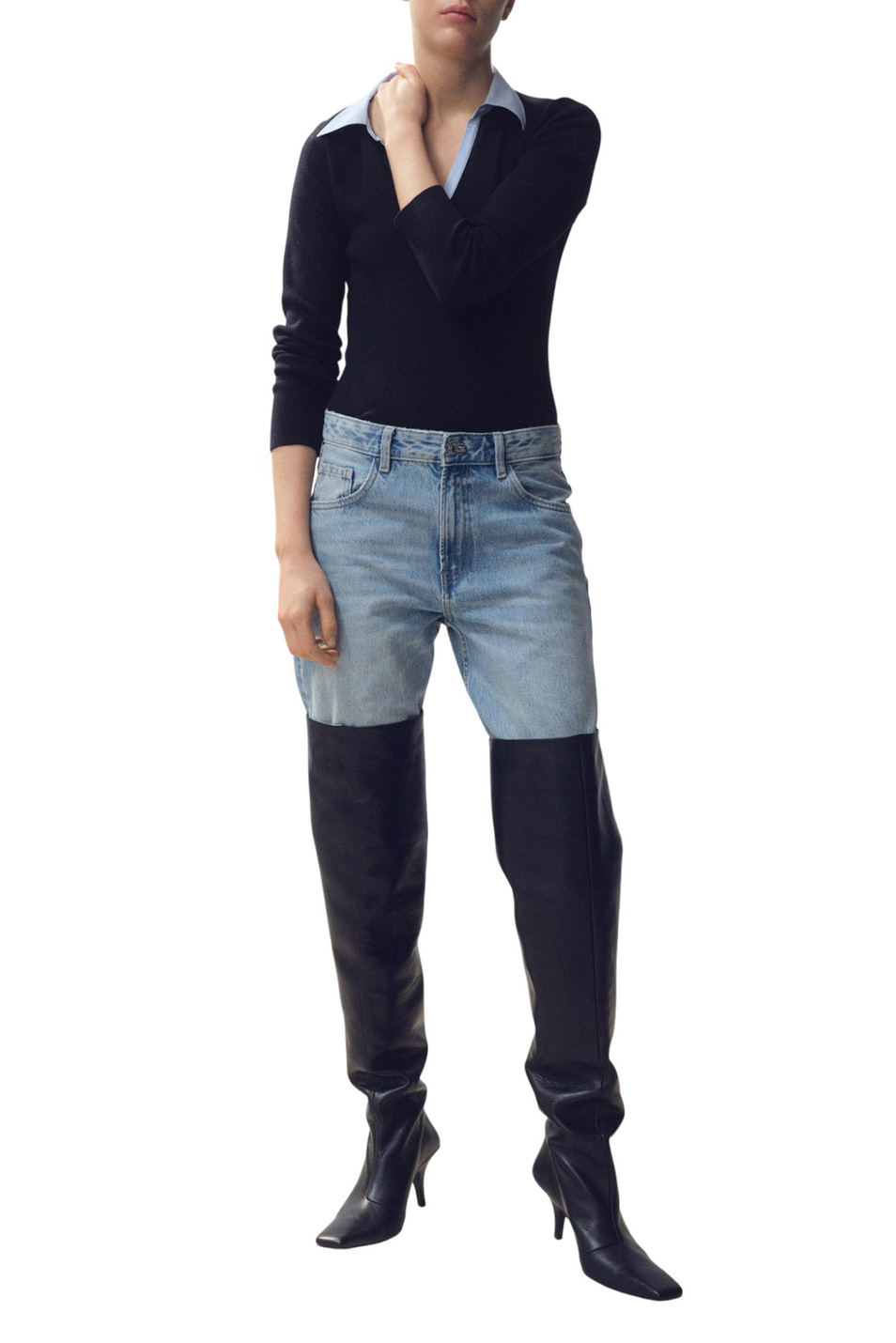 Женский Mango Джемпер-поло MARI изсмесовой вискозы (цвет ), артикул 27051330 | Фото 2