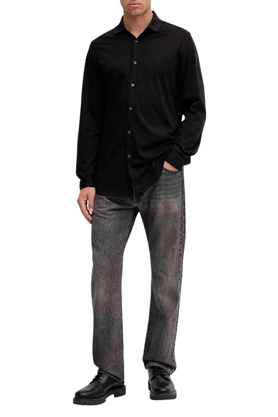 Мужской Armani Exchange Рубашка из хлопка (цвет ), артикул XM001370-AF10364 | Фото 3