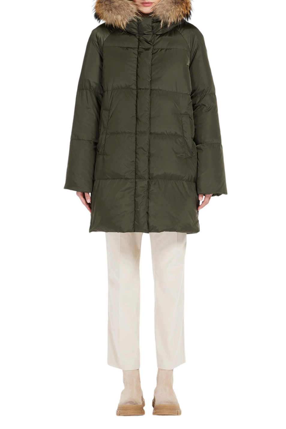 Женский Weekend Max Mara Куртка-парка BEMBO из водотталкивающего материала (цвет ), артикул 2354960633 | Фото 2