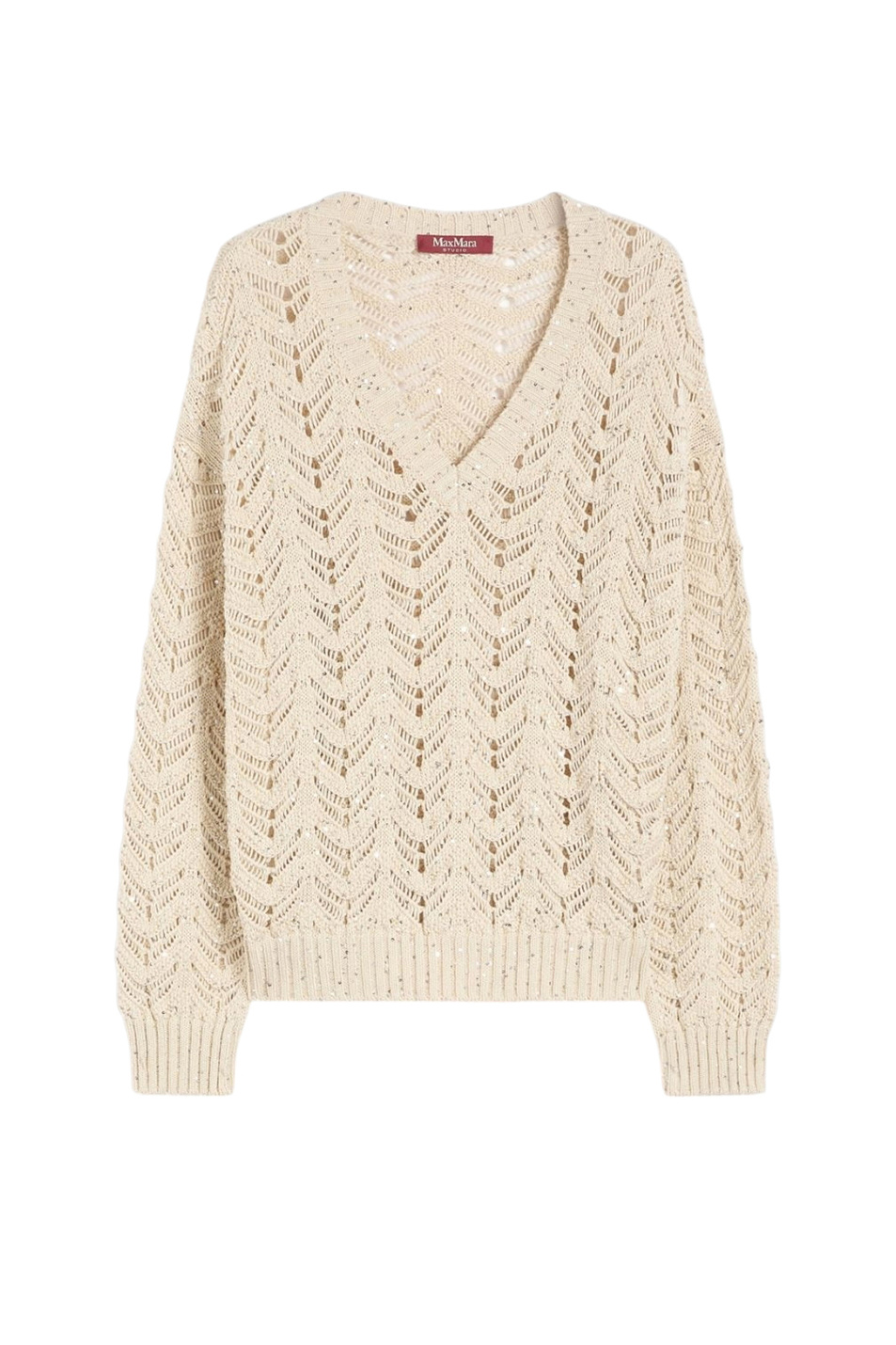 Женский Max Mara Джемпер FELINO с отделкой пайетками (цвет ), артикул 2616361032 | Фото 1