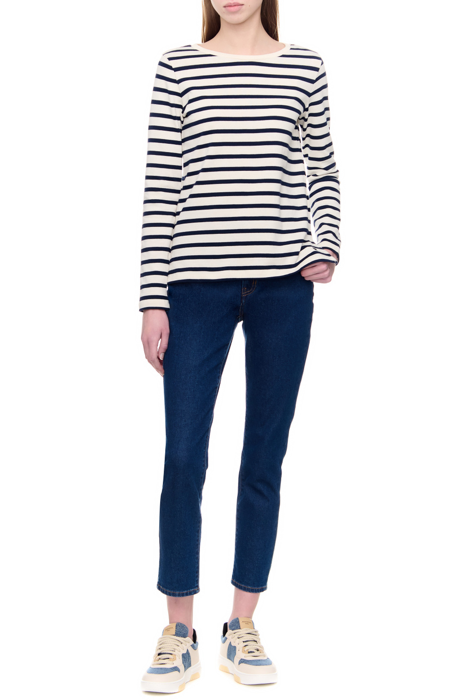 Женский Weekend Max Mara Джинсы EUFRATE из эластичного хлопка (цвет ), артикул 2351810337 | Фото 3