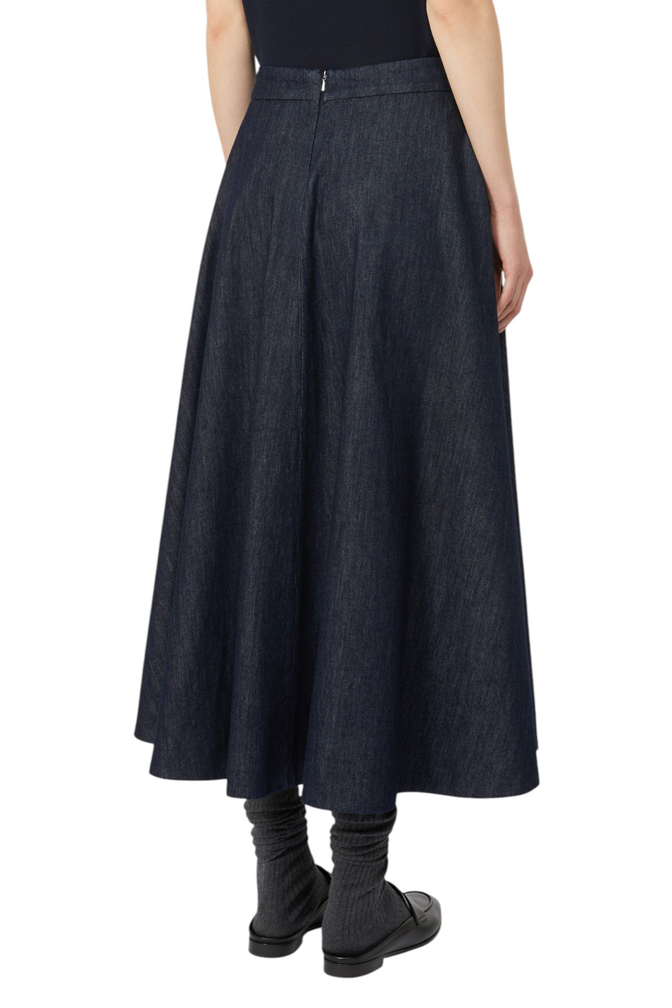Женский Max Mara Юбка джинсовая CECILE однотонная (цвет ), артикул 2529106021 | Фото 4