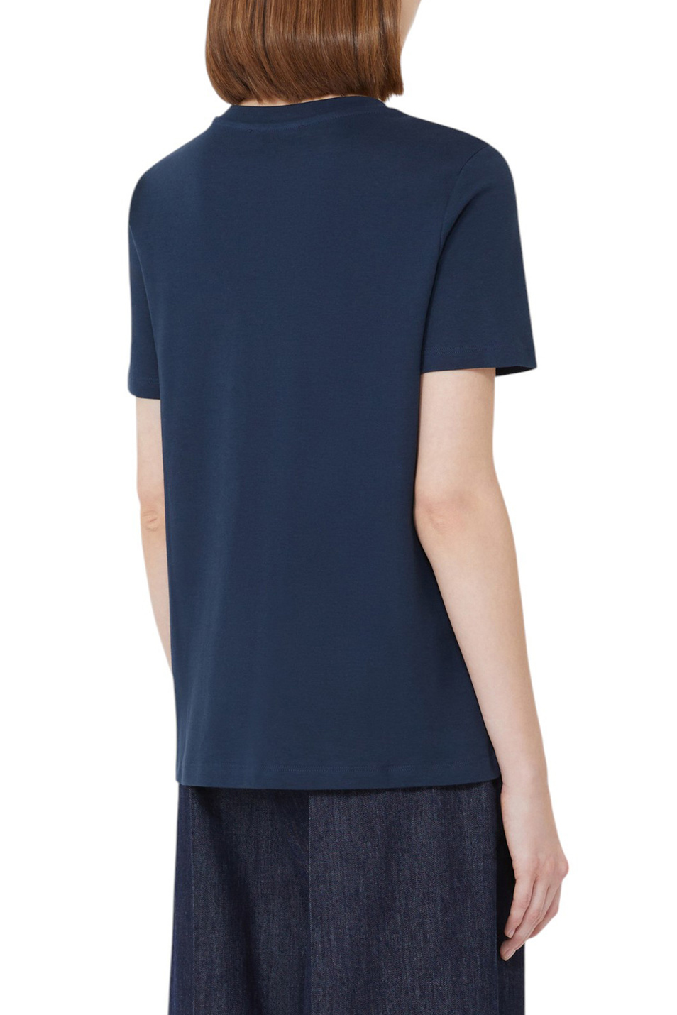 Женский Max Mara Футболка MADERA из хлопка (цвет ), артикул 2529976011 | Фото 4