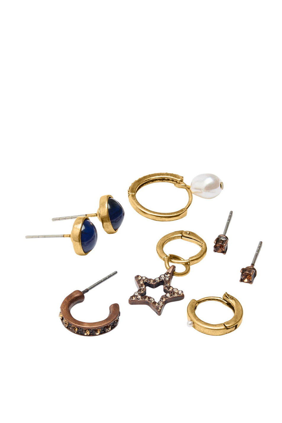 Женский Parfois Серьги в комплекте из 4 пар (цвет ), артикул 241635 | Фото 2