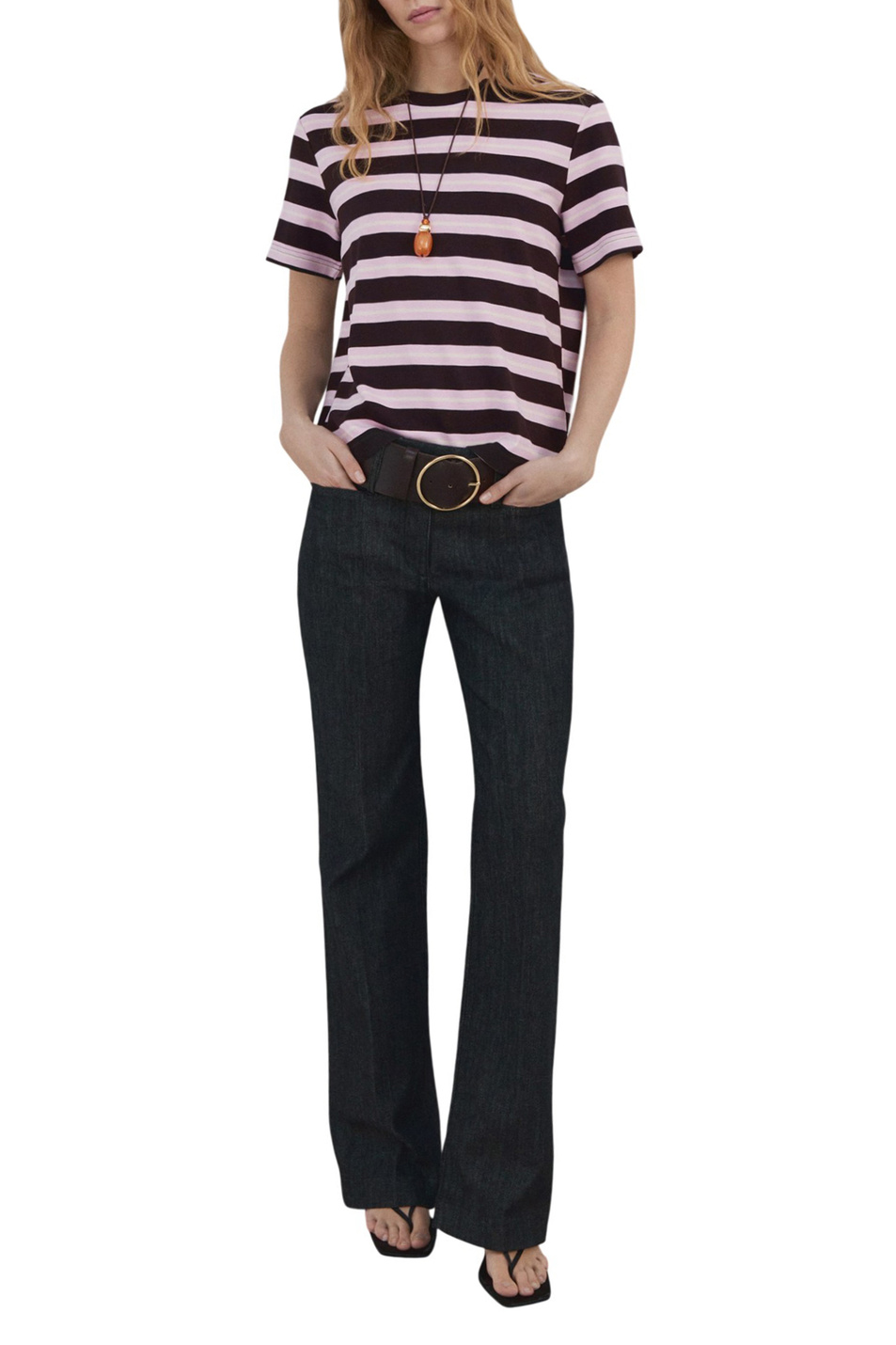 Женский Mango Футболка DOLLY в полоску (цвет ), артикул 27924088 | Фото 2