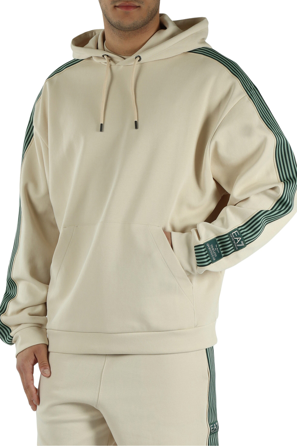 Мужской EA7 Худи с контрастными полосками (цвет ), артикул 7M001508-AF12660 | Фото 5