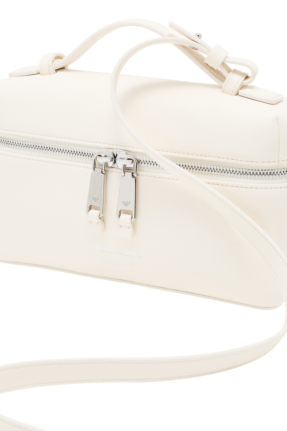 Сумка из натуральной кожи|Основной цвет:Кремовый Женский Emporio Armani Сумка из натуральной кожи (цвет ), артикул EW004564-AF19229 | Фото 5