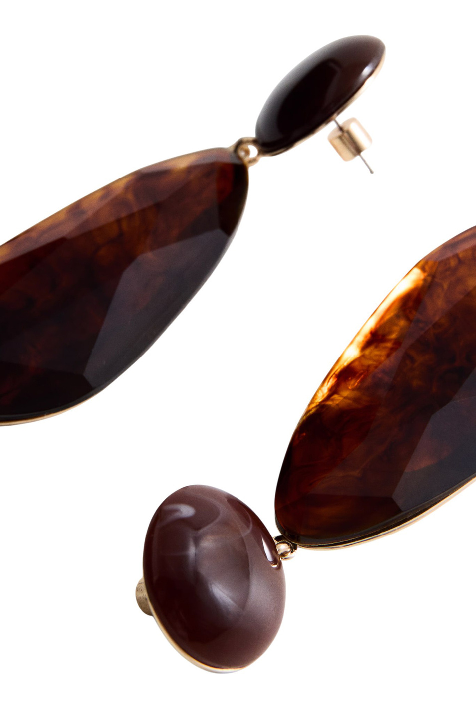 Женский Mango Серьги NEKANE со смолой (цвет ), артикул 27071207 | Фото 2