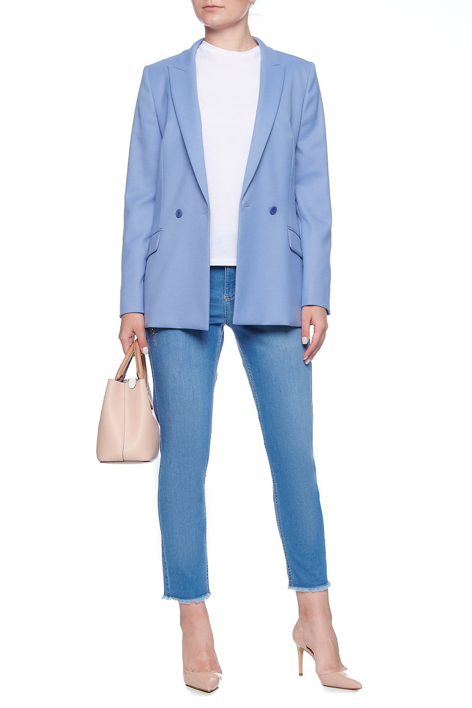 Женский Angels Джинсы со стразами и бахромой на штанинах (цвет ), артикул 332687107 | Фото 2