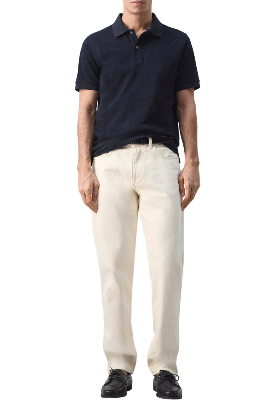 Мужской Mango Man Поло REA из хлопка (цвет ), артикул 27024427 | Фото 2