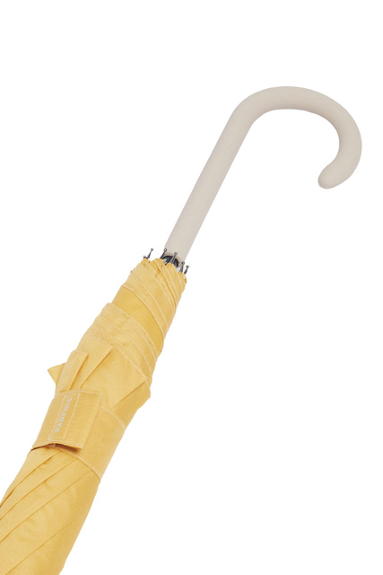 Зонт-трость с полукруглой ручкой|Основной цвет:Желтый|Артикул:199297 | Фото 2