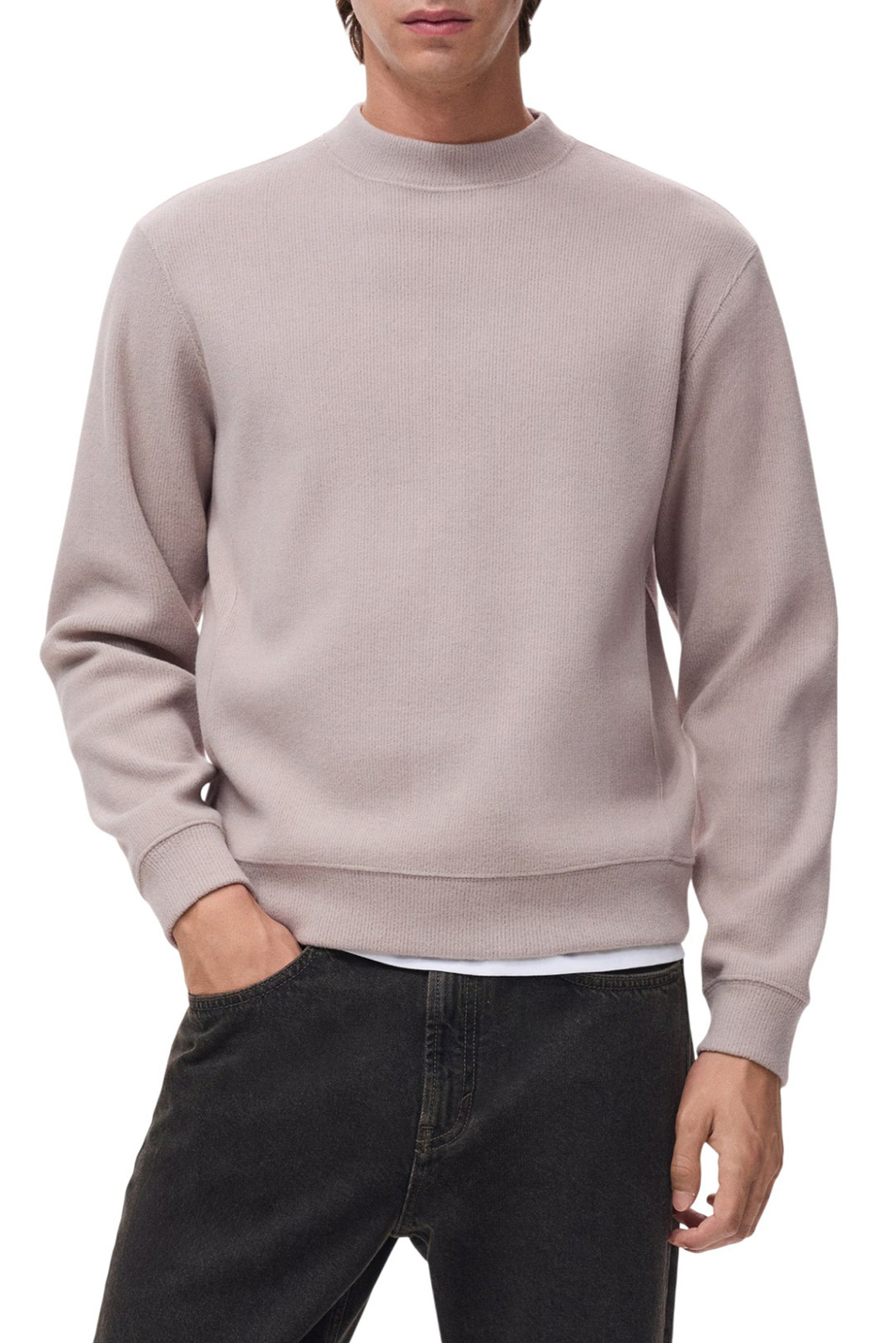 Мужской Mango Man Свитшот BESALU прямого кроя (цвет ), артикул 17007902 | Фото 3