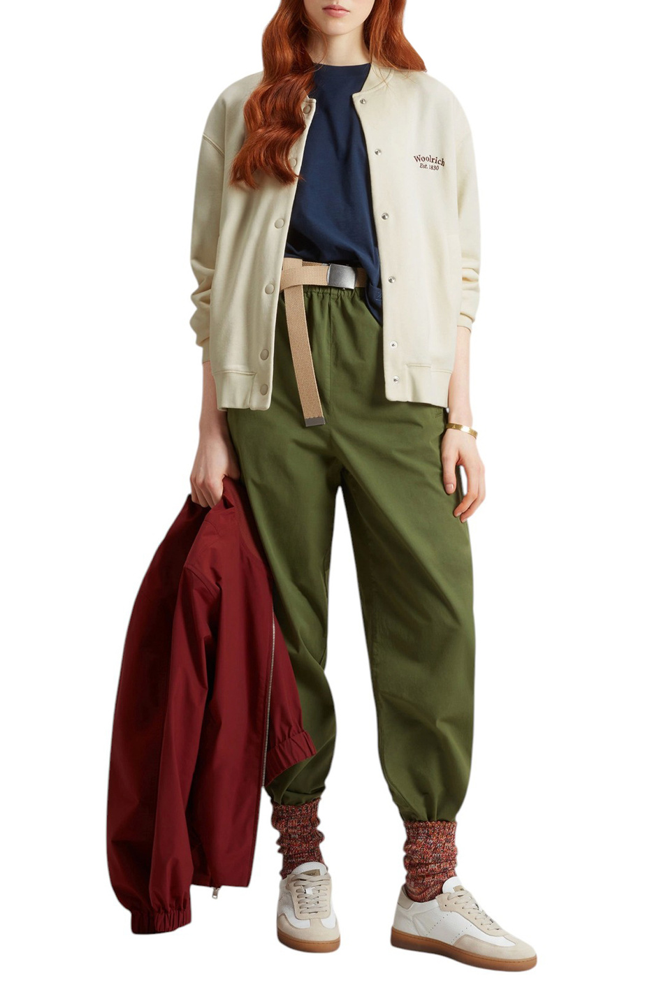 Женский Woolrich Толстовка с логотипом (цвет ), артикул CFWWSW0165FRUT4009 | Фото 2