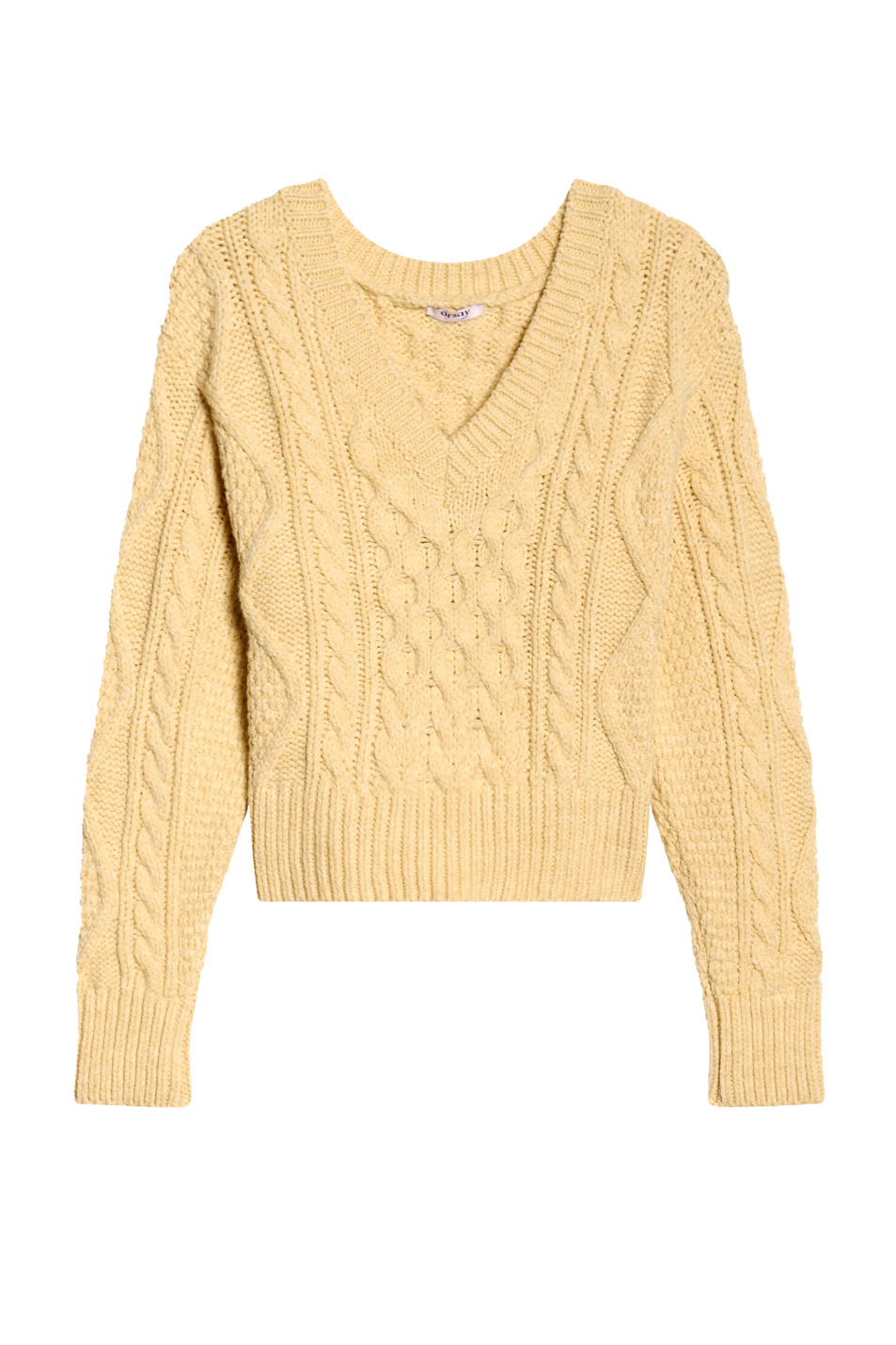 Orsay Укороченный пуловер с V-образным вырезом (цвет ), артикул 507374 | Фото 1