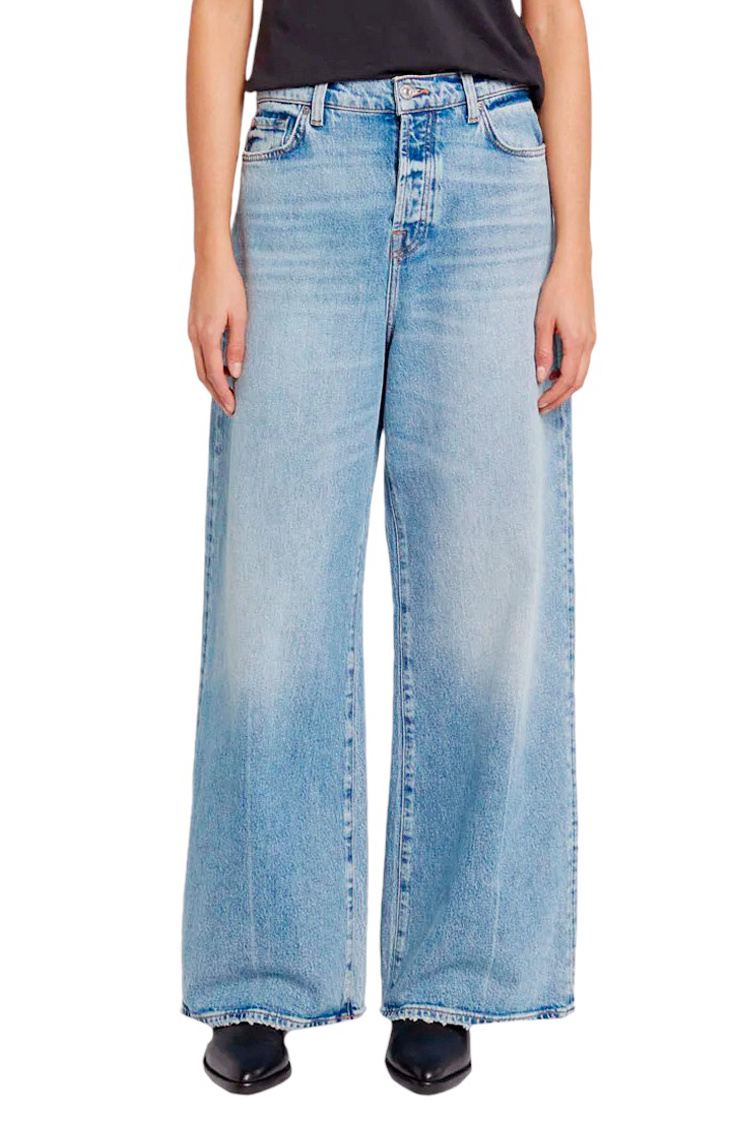 Женский 7 for all Mankind Джинсы ZOEY из эластичного хлопка (цвет ), артикул JSZOC100OD | Фото 4