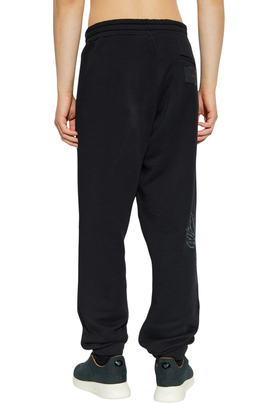Мужской Emporio Armani Брюки-джоггеры из хлопка (цвет ), артикул EM003610-AF19417 | Фото 4