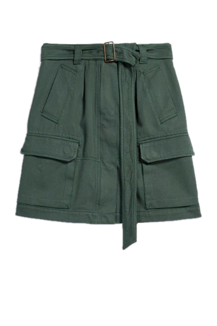 Юбка FIERO с карманами-карго|Основной цвет:Зеленый|Артикул:51060229 | Фото 1