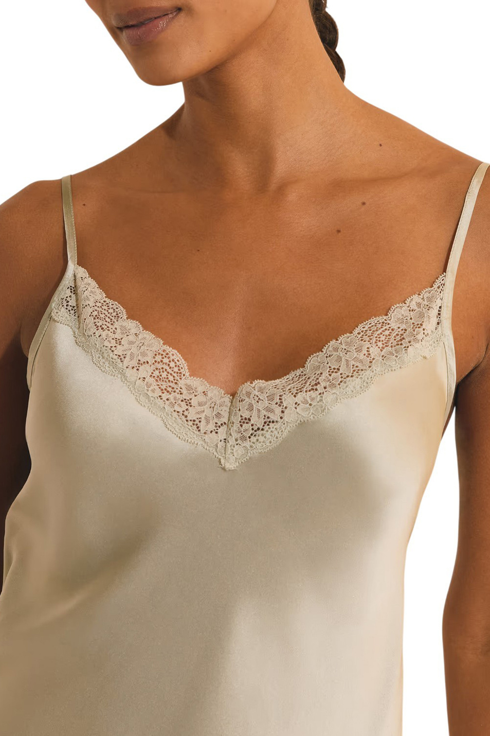 Женский Etam Топ MILKY из натурального шелка (цвет ), артикул 6515344 | Фото 4