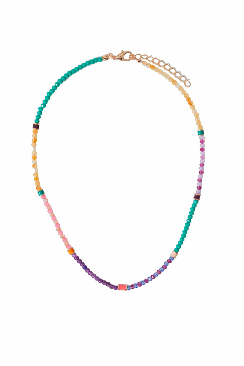 Ожерелье с бусинами|Основной цвет:Разноцветный|Артикул:211192 | Фото 1