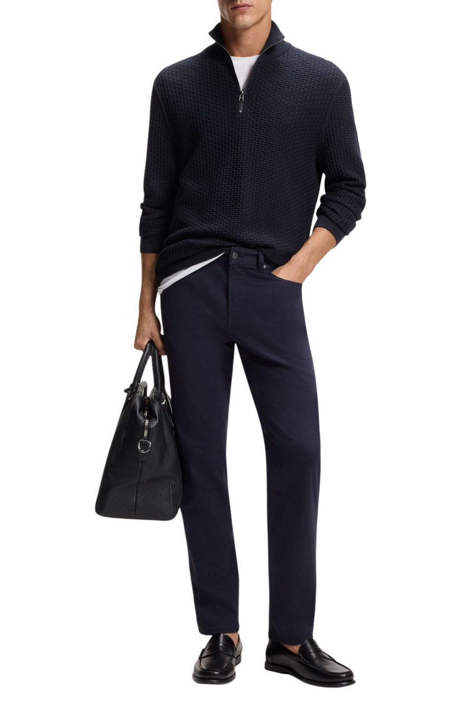 Мужской BOSS Джемпер Ulicio из хлопка (цвет ), артикул 50555118 | Фото 2