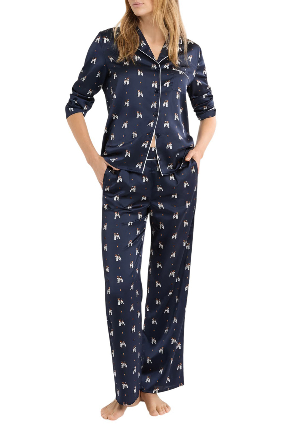 Женский Etam Брюки HAILEY с принтом (цвет ), артикул 6556913 | Фото 2