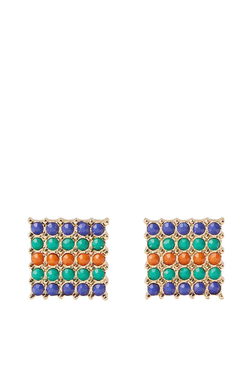Женский Parfois Серьги-гвоздики с разноцветными бусинами (цвет ), артикул 149404 | Фото 1