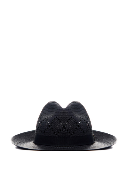 Плетеная шляпа MOLLY|Основной цвет:Черный|Артикул:E7NVX270101 | Фото 1