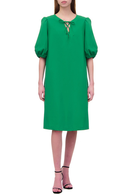 Платье DAVOS из натурального хлопка|Основной цвет:Зеленый|Артикул:7222063 | Фото 1