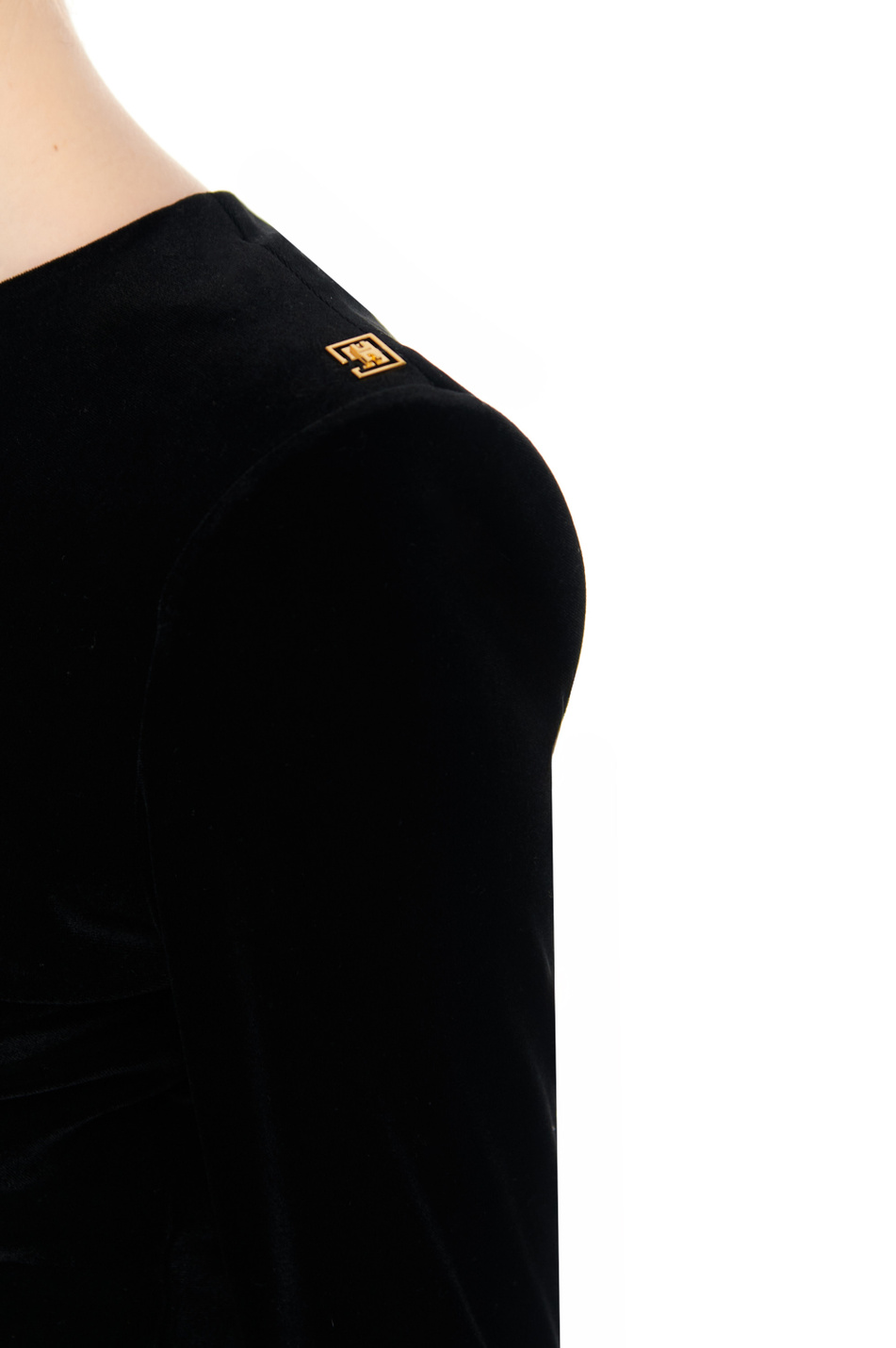 Женский Elisabetta Franchi Платье с логотипом (цвет ), артикул AB48337E2 | Фото 5