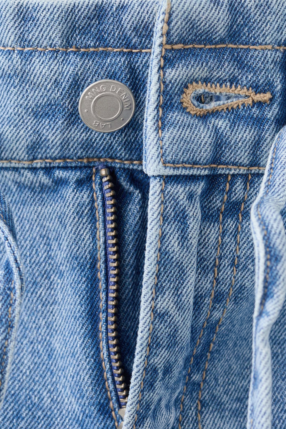 Девочкам Mango Kids Юбка CINDY джинсовая (цвет ), артикул 27082887 | Фото 3