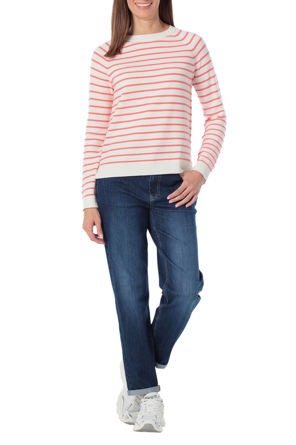 Женский Gerry Weber Джемпер в полоску (цвет ), артикул N66019 | Фото 3