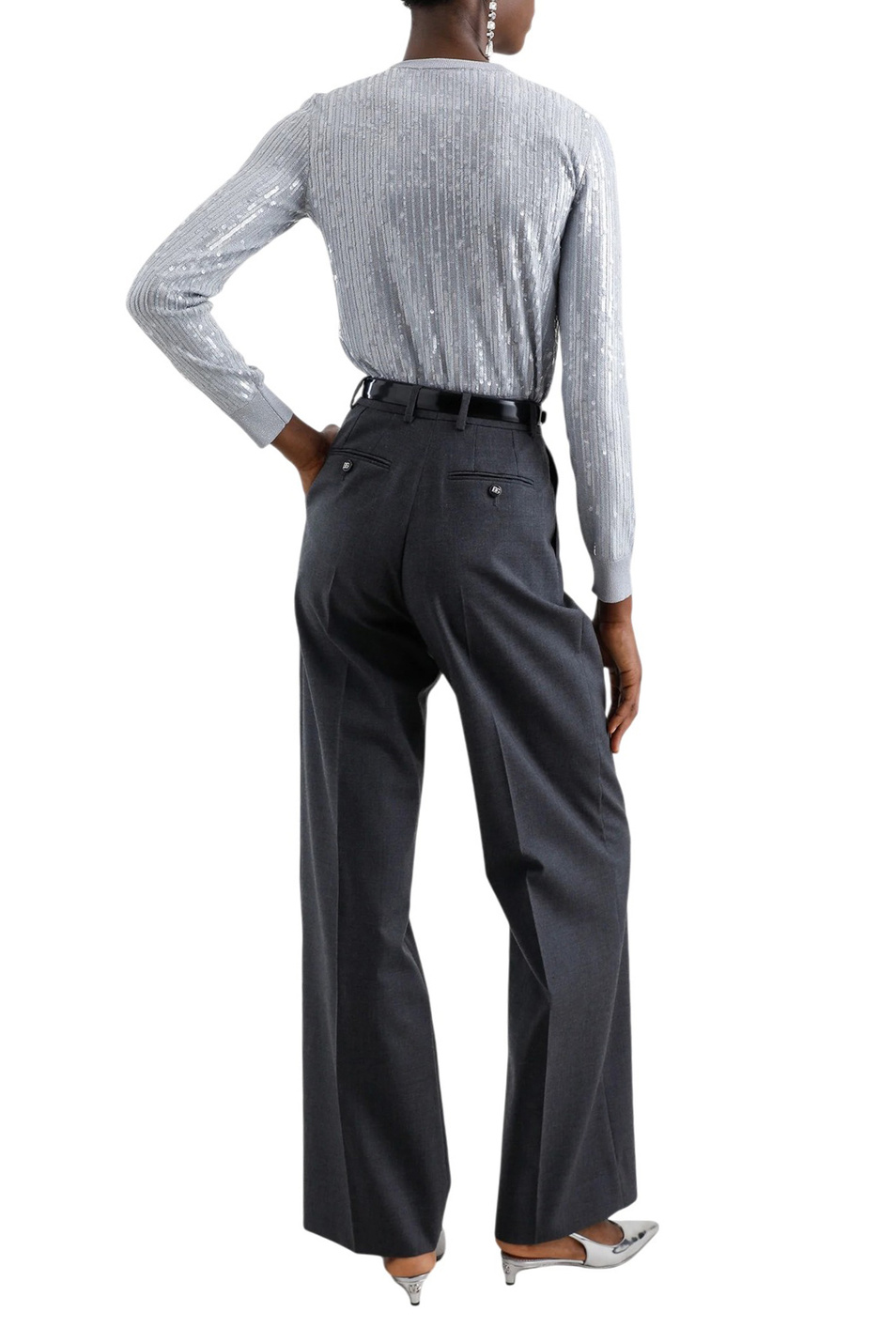 Женский Dolce & Gabbana Брюки из шерсти (цвет ), артикул FTC9BT-FU287 | Фото 4