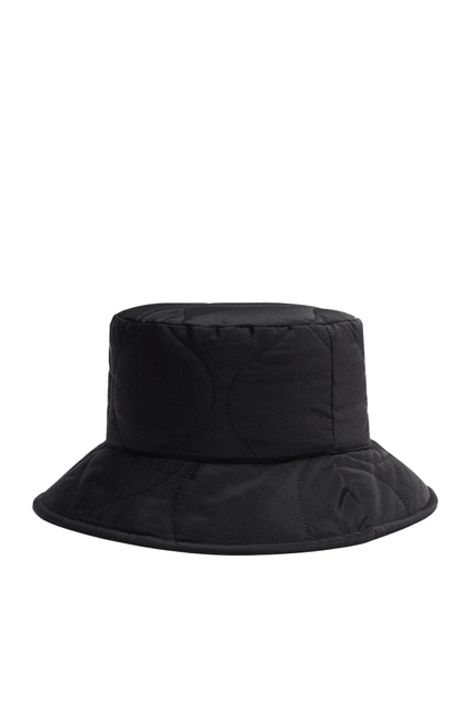 Стеганая шляпа|Основной цвет:Черный|Артикул:190832 | Фото 1