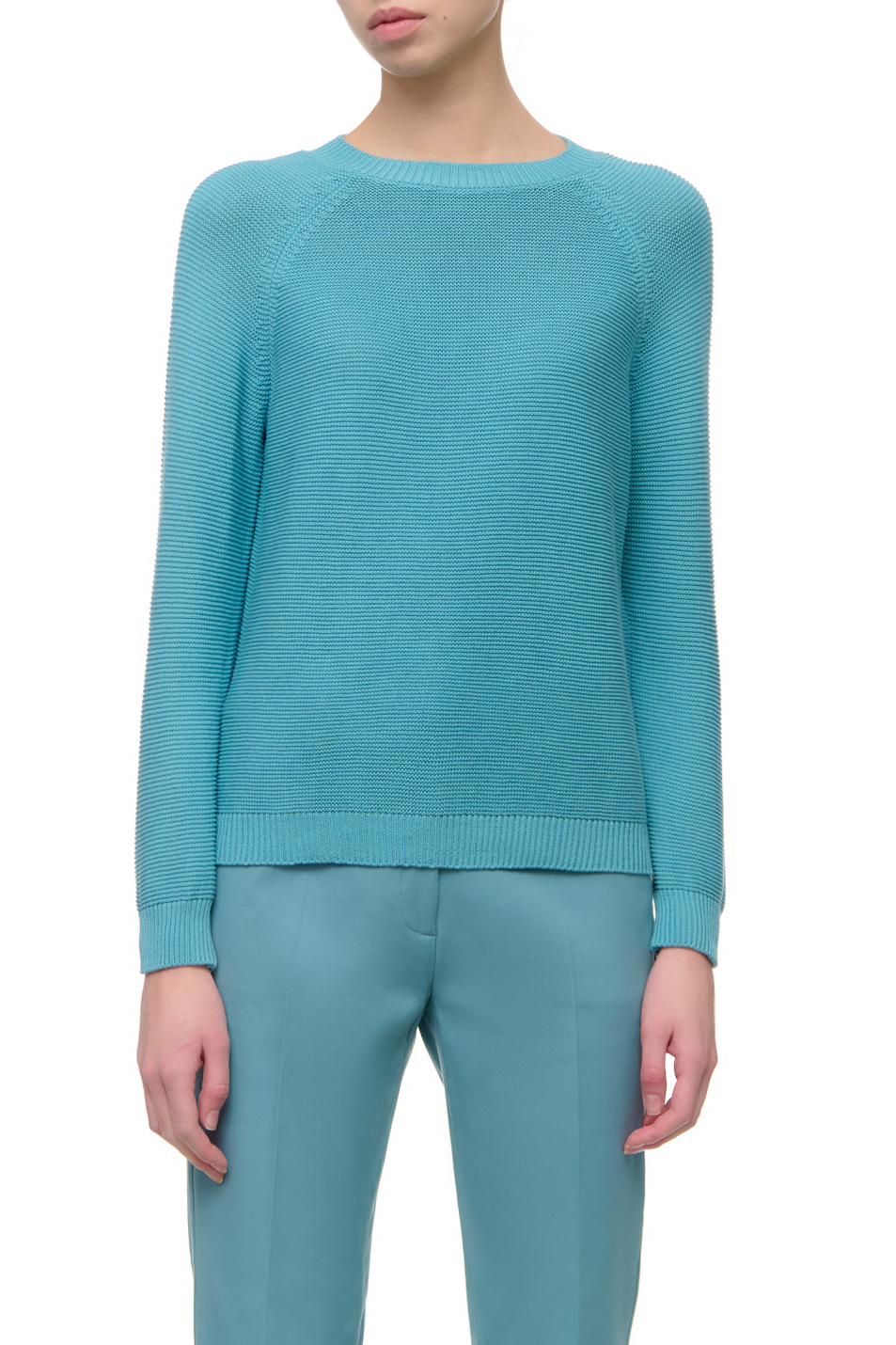 Женский Weekend Max Mara Джемпер CASERTA из натурального хлопка (цвет ), артикул 53611127 | Фото 4