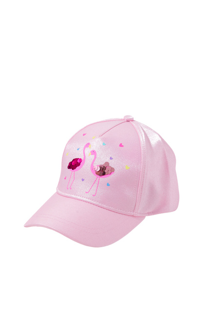Бейсболка Flamingo для девочек|Основной цвет:Розовый|Артикул:383077 | Фото 1